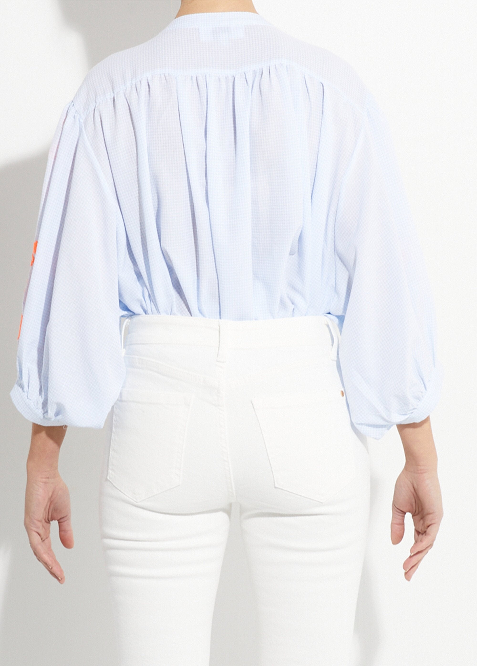 Loose-fitting_gingham_blouse_with_neon_embroidery_Blue_DO1_slim