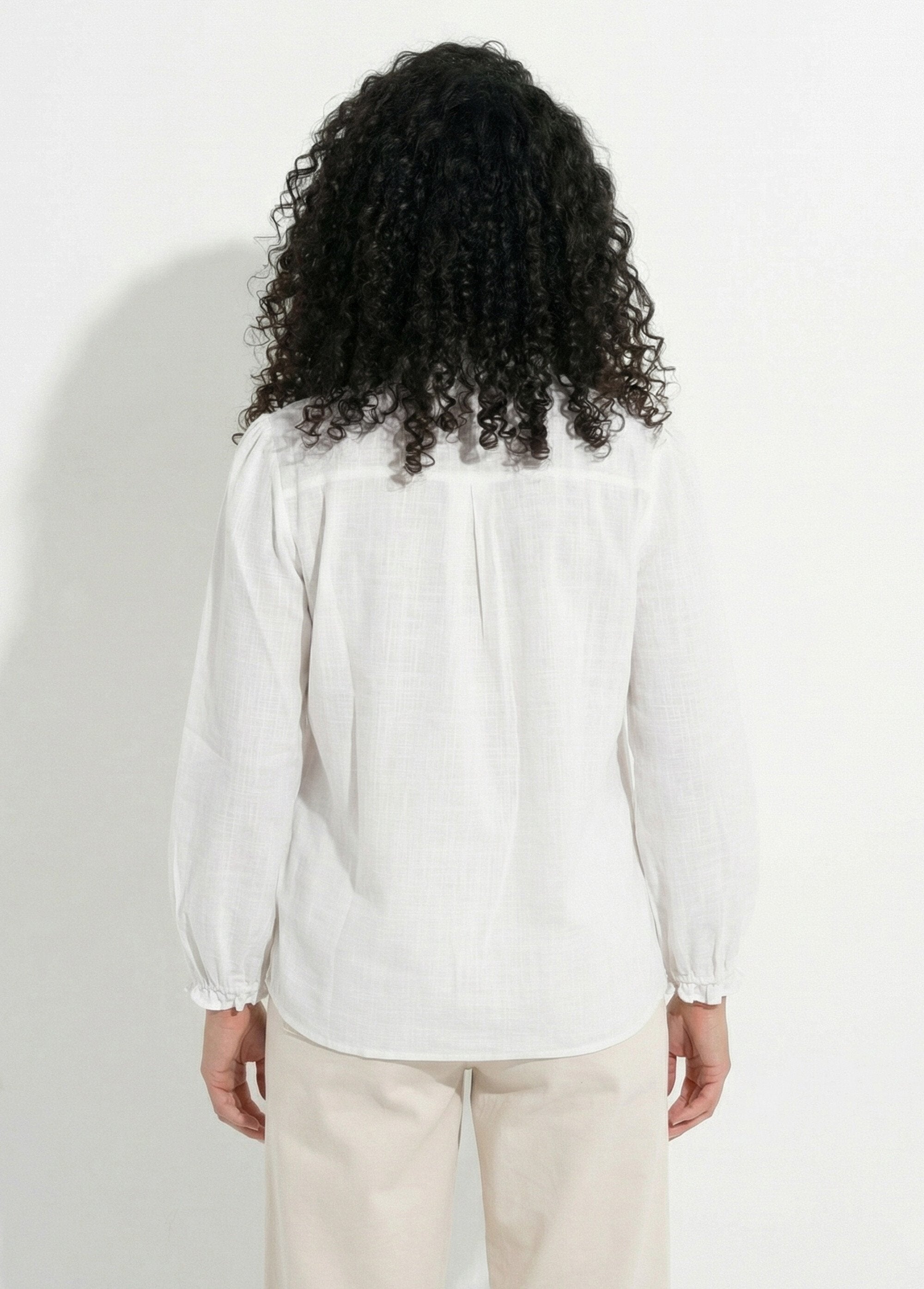 Embroidered_button-front_blouse_with_a_ruffled_collar_White_and_navy_DO1_slim