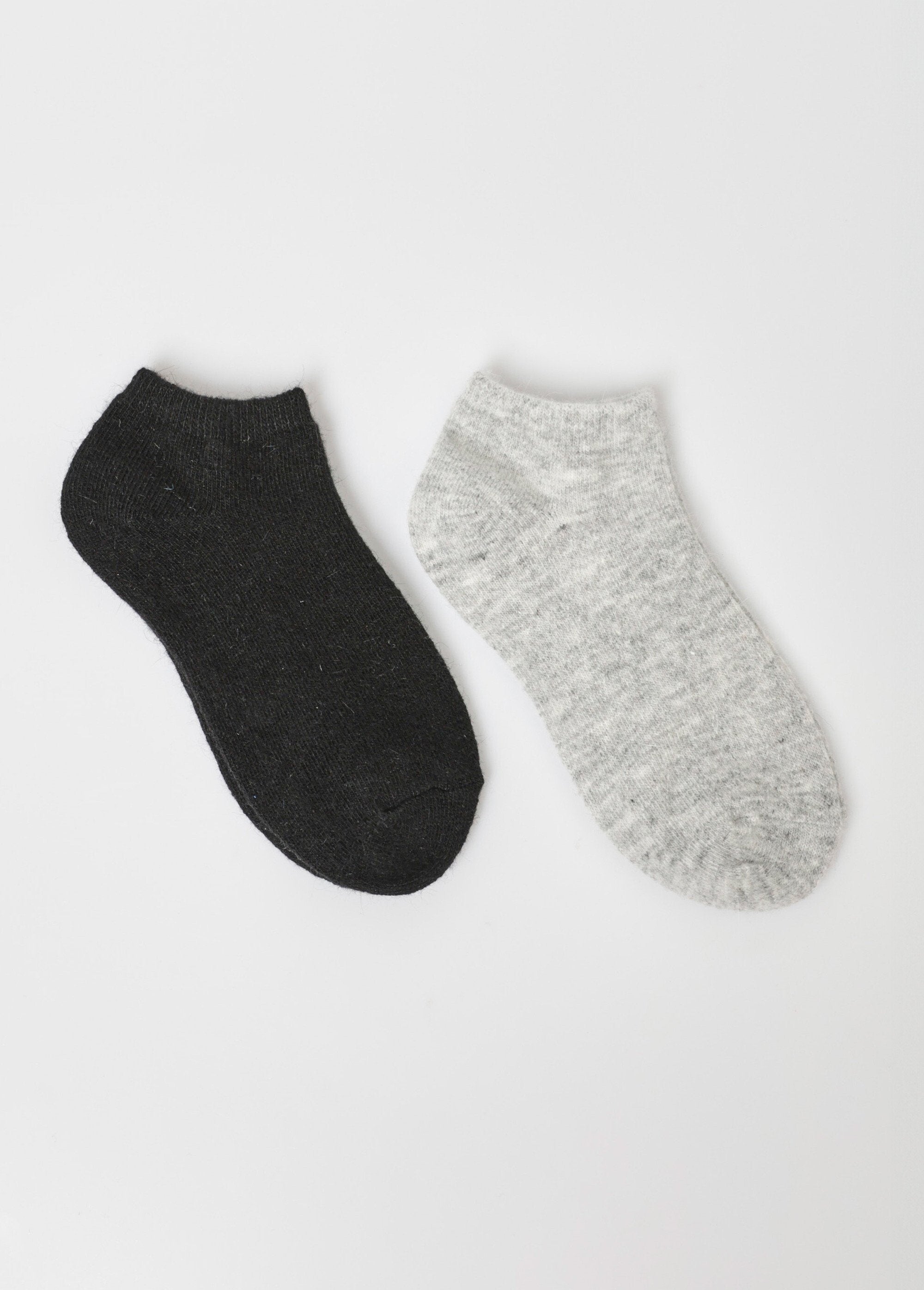 Pack_of_2_low_socks_with_wool,_warm_Gray_DE1_slim