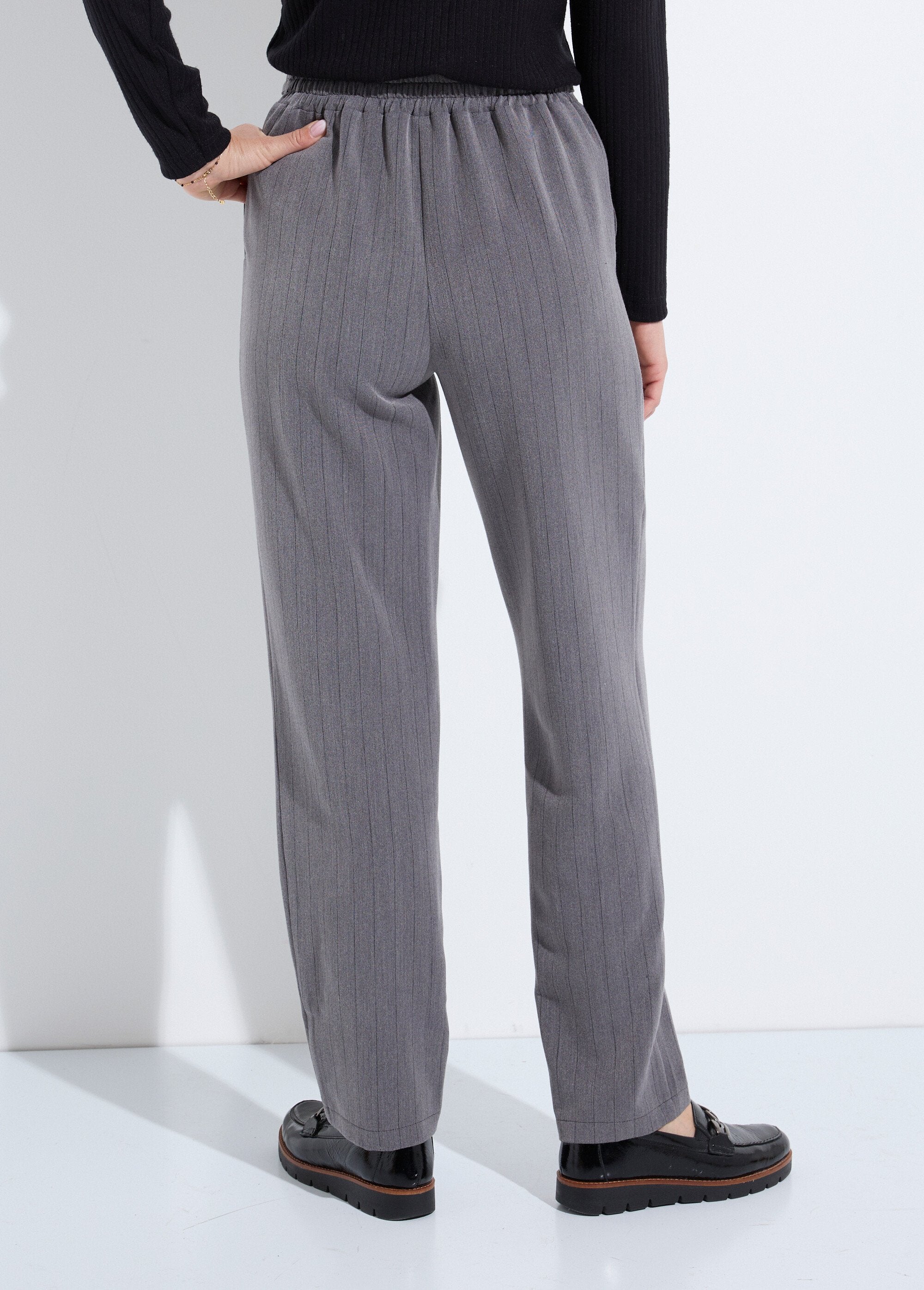 Straight_pants_with_elasticated_3/4_waist_tie_Gray_and_black_DO1_slim
