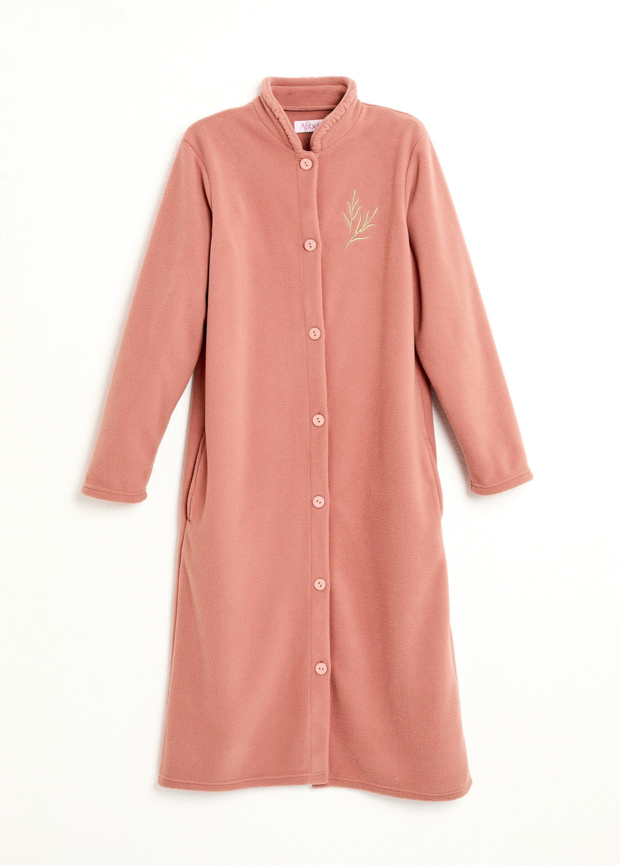 Fleece_bathrobe_with_buttoned_collar,_length_115_cm_Terracotta_AP1_slim