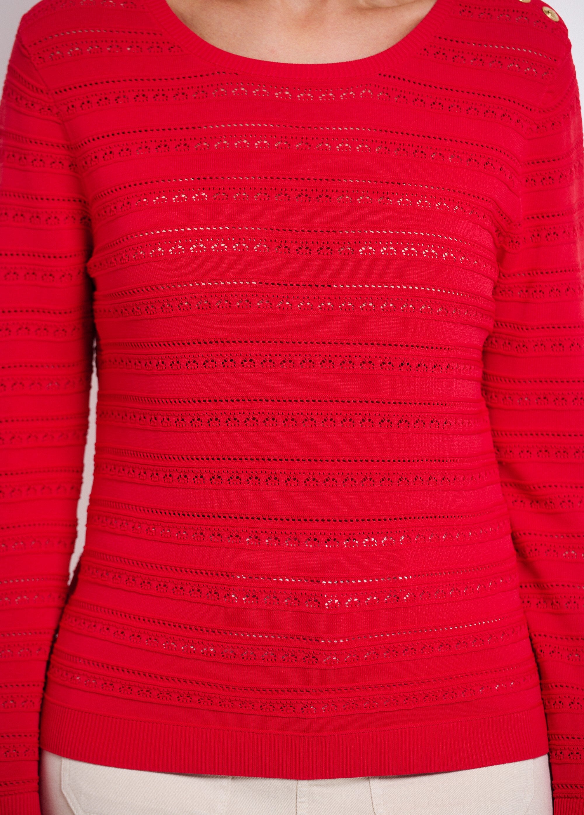 Soft_short_round_neck_plain_long_sleeve_sweater_Red_DE1_slim