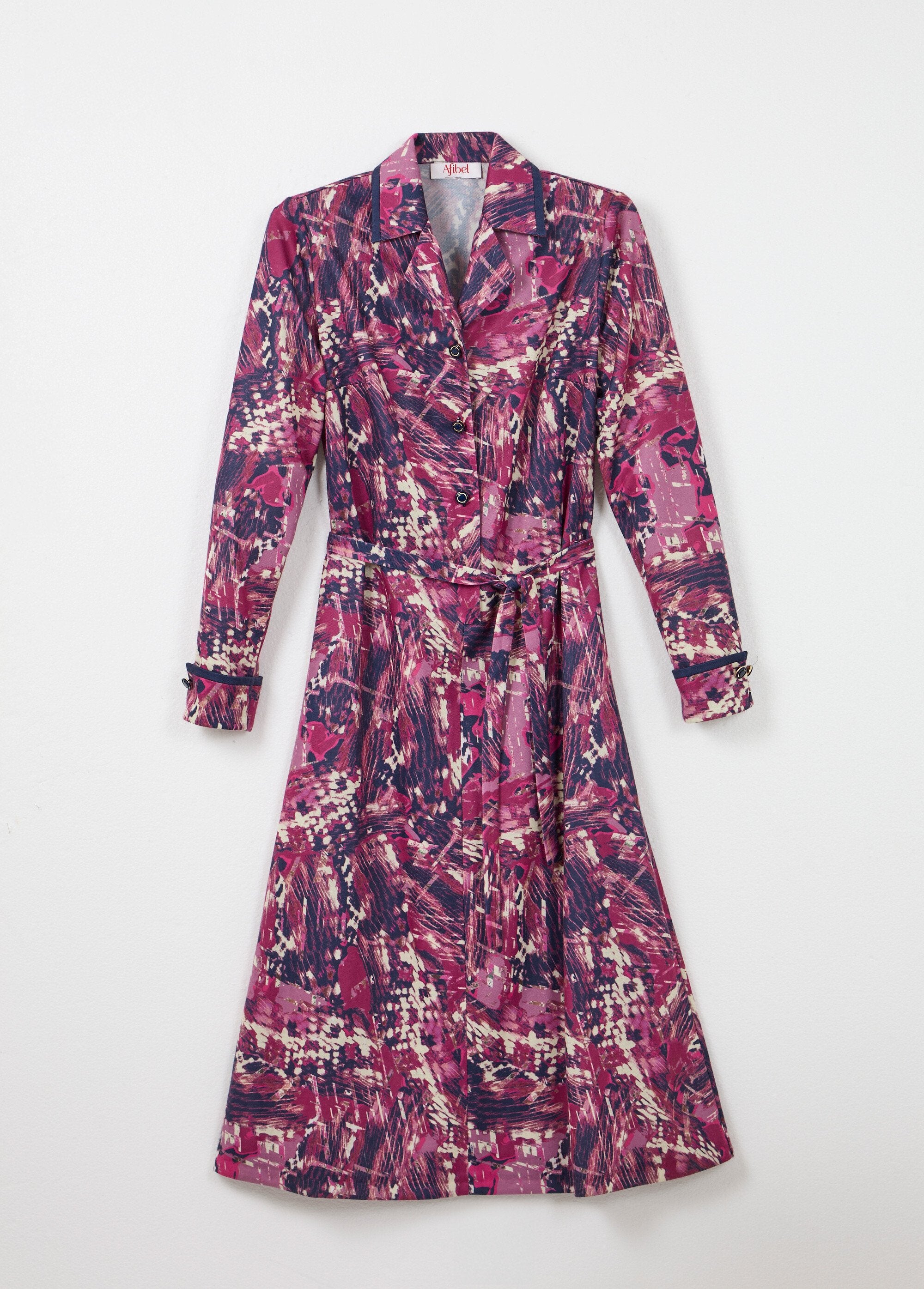 Button-down_dress_with_printed_tailoring_collar_Pink_and_navy_AP1_slim
