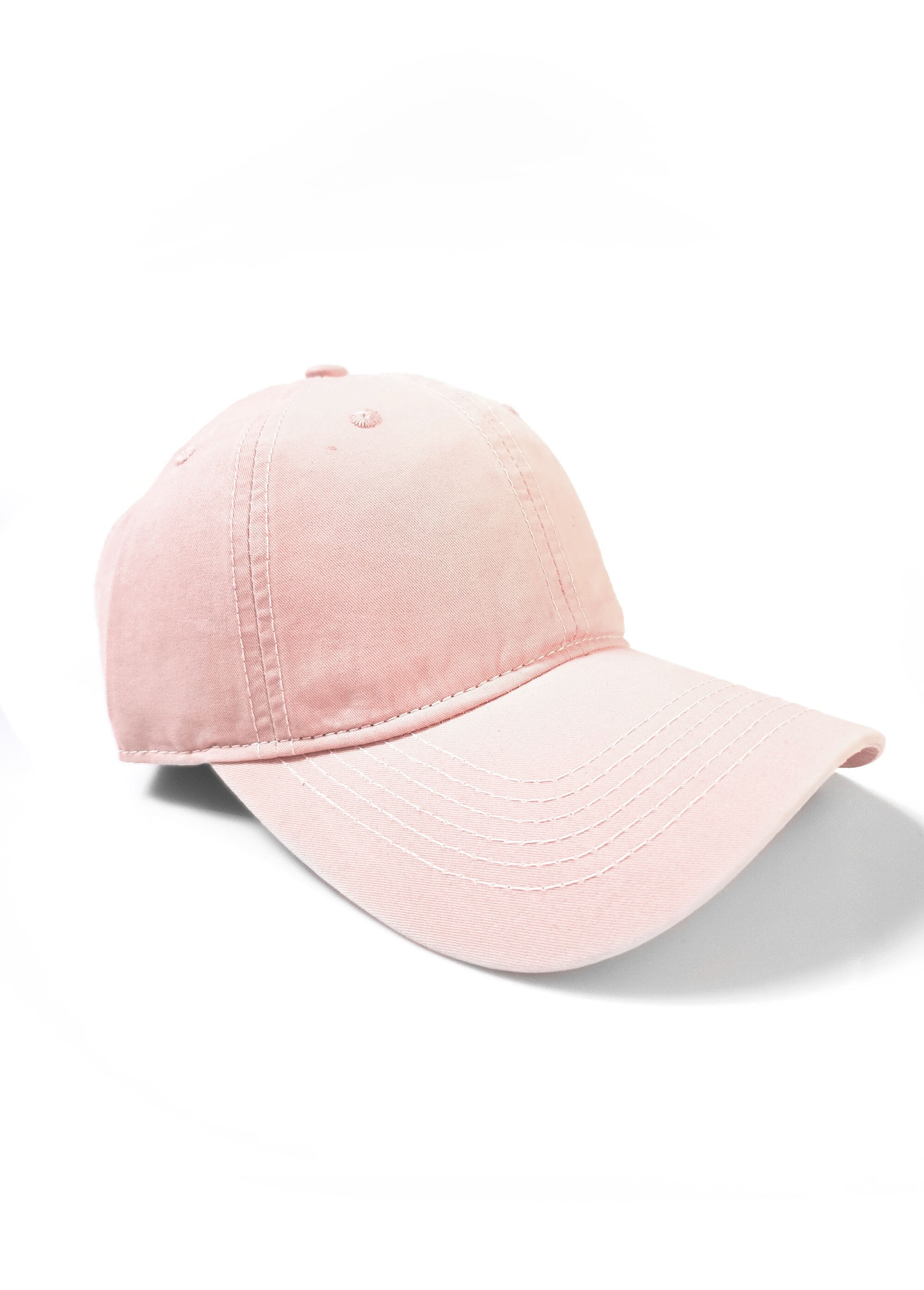 Casquette_en_toile_unie_pur_coton_Rose_FA1_slim
