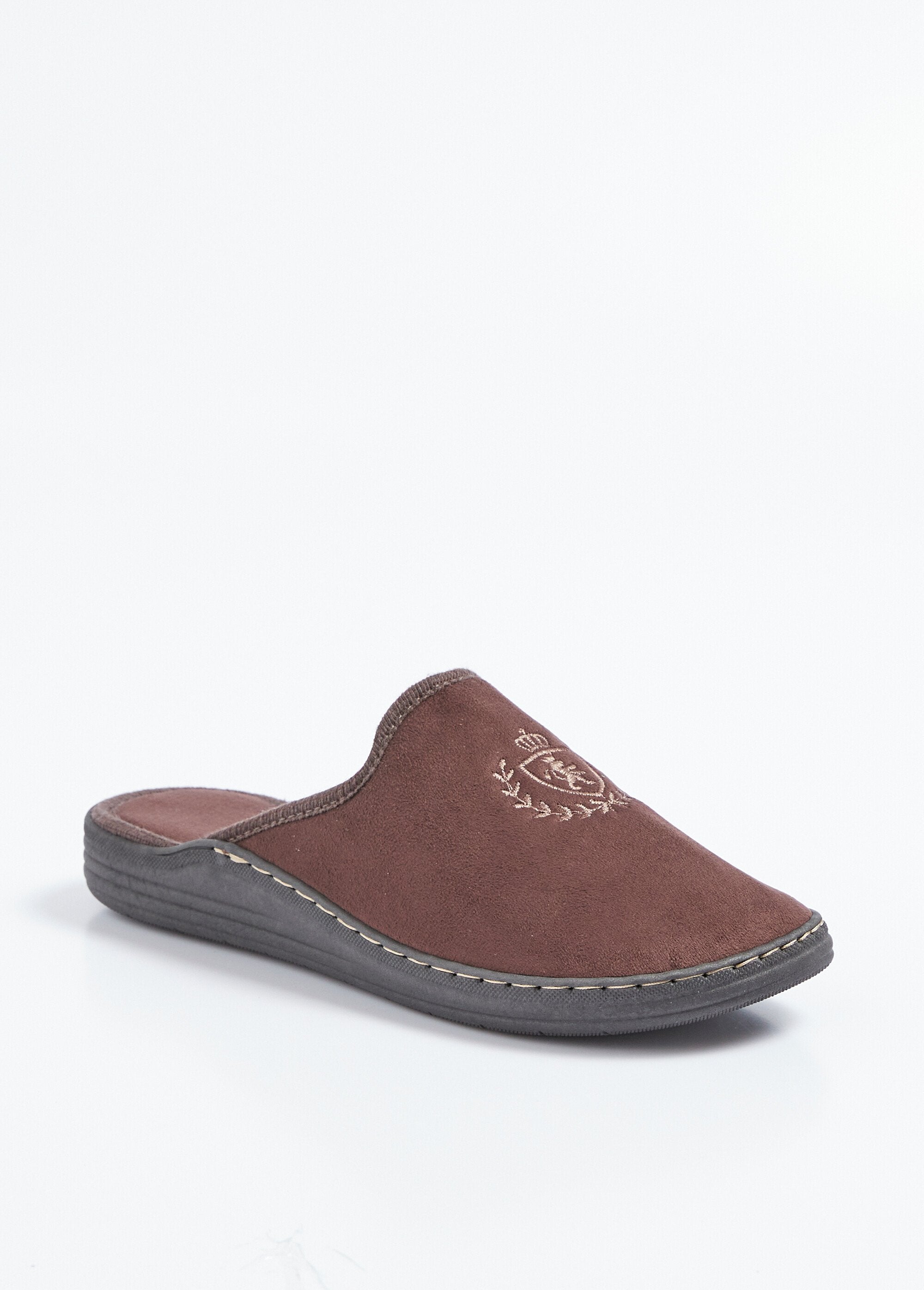Comfortable_width_mule_slippers_in_embroidered_velvety_textile_Brown_FA1_slim