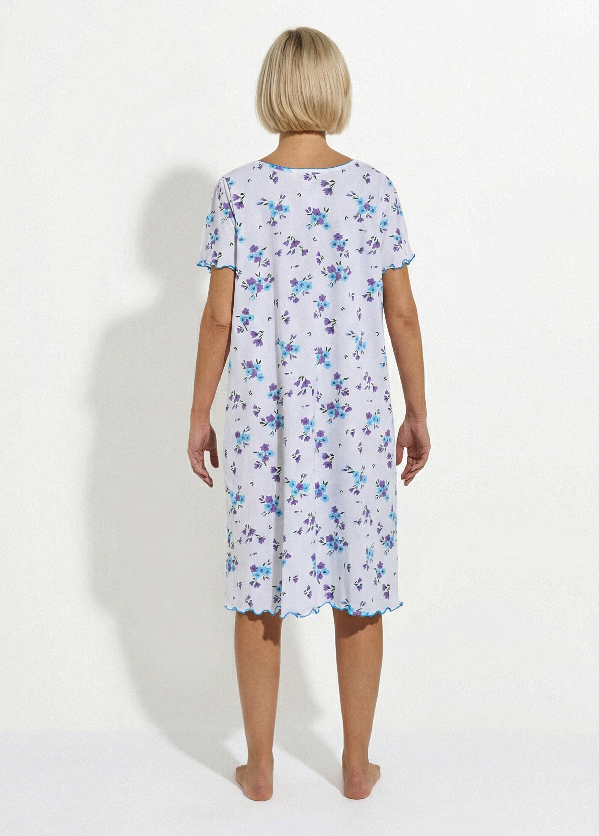 Short-sleeved_cotton_nightgown_Turquoise_and_parma_DO1_slim