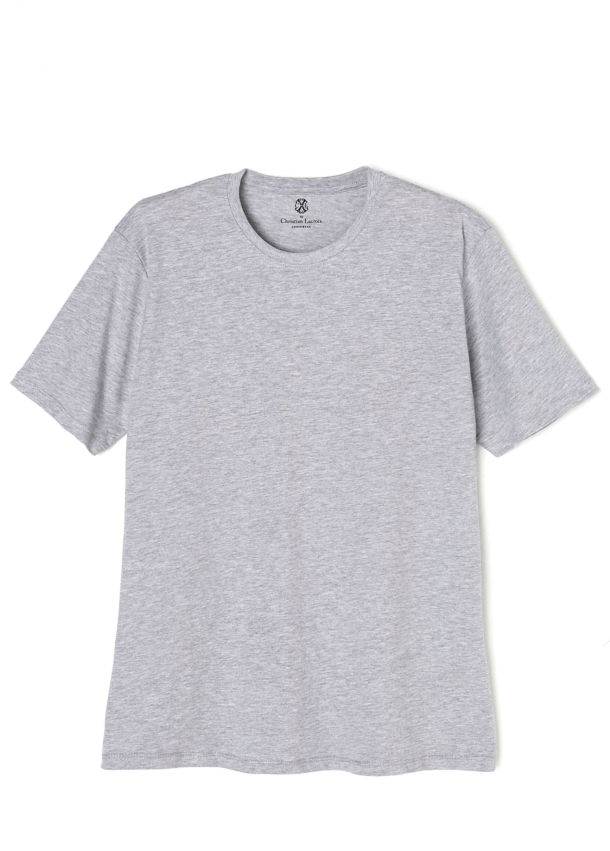 CXL_by_Christian_Lacroix®_-_Pure_cotton_T-shirt_Gray_FA1_slim