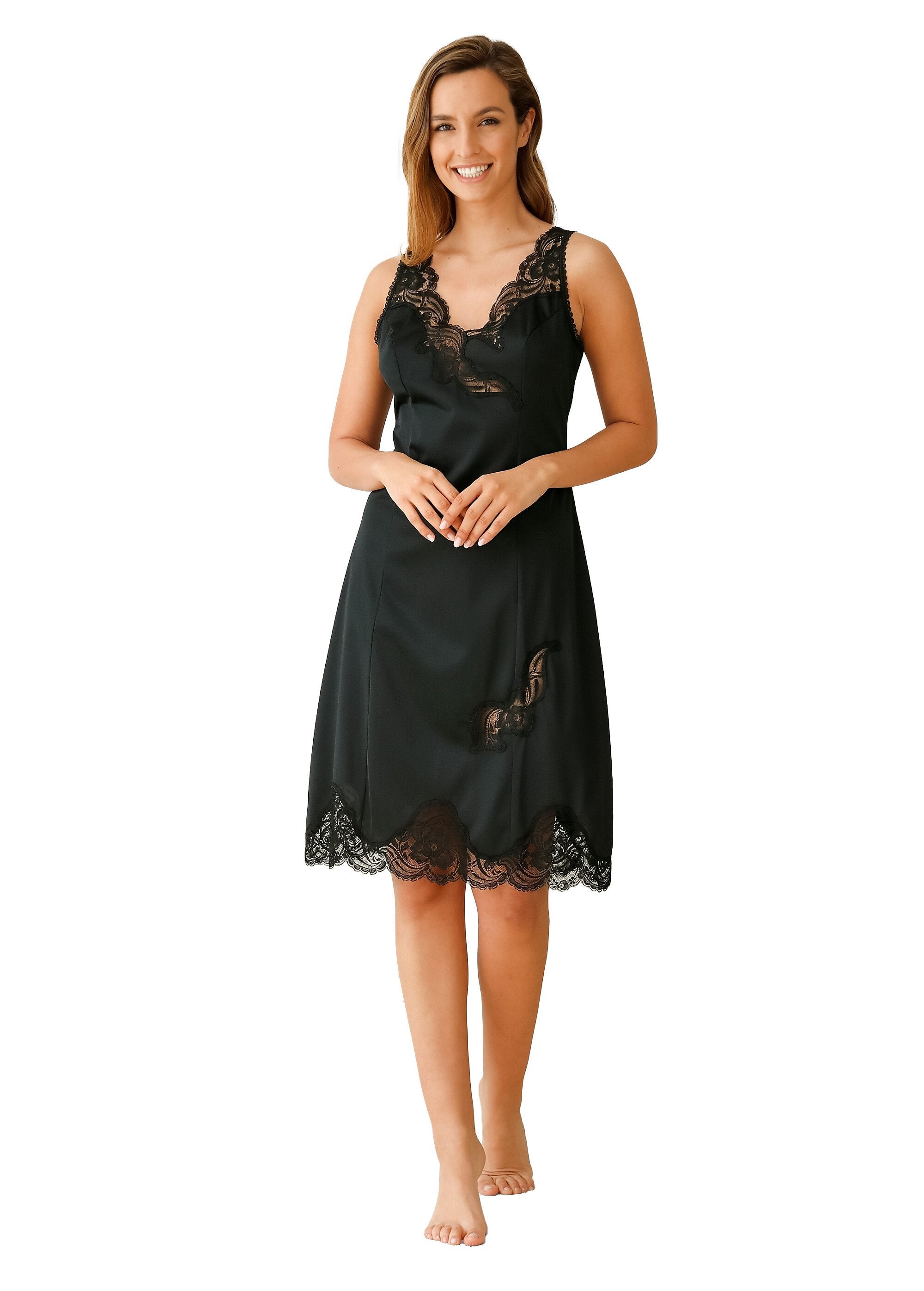 Antistatic_Calais_lace_slip_dress_Black_FA1_slim