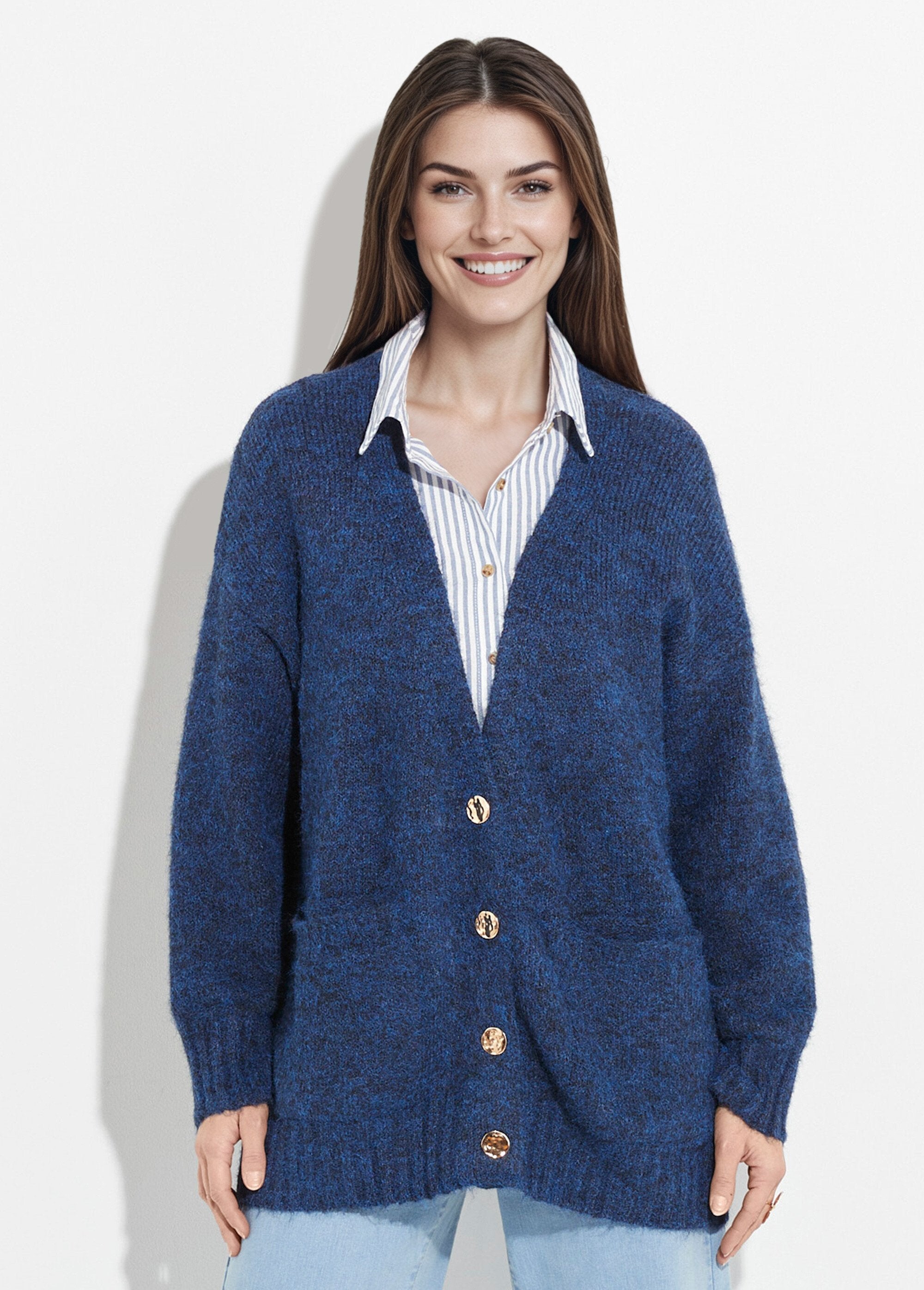 Gilet_long_chaud_avec_laine_et_boutons_métal_Bleu_FA1_slim