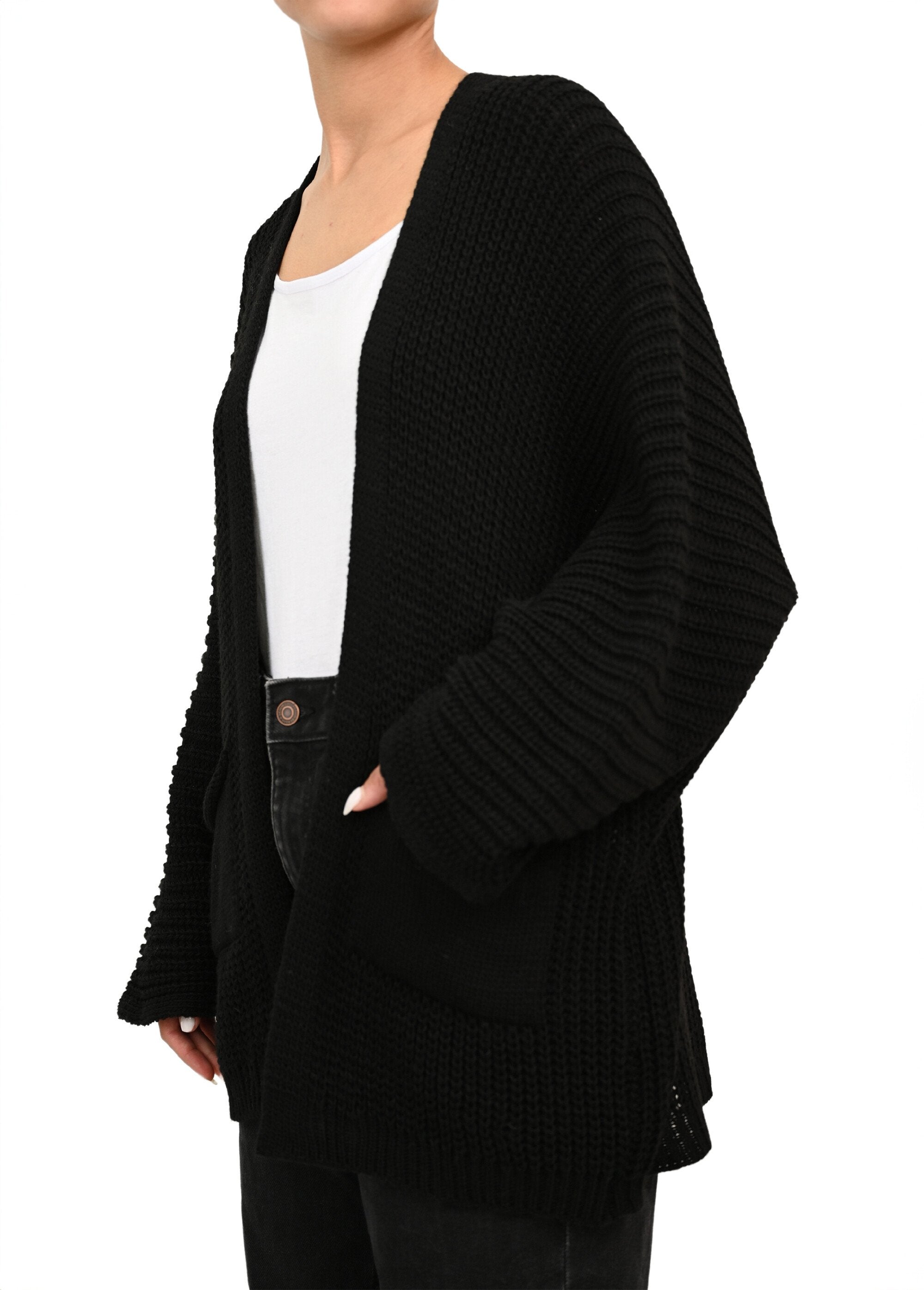 Gilet_long_maille_avec_poches_plaquées_Noir_GA1_slim