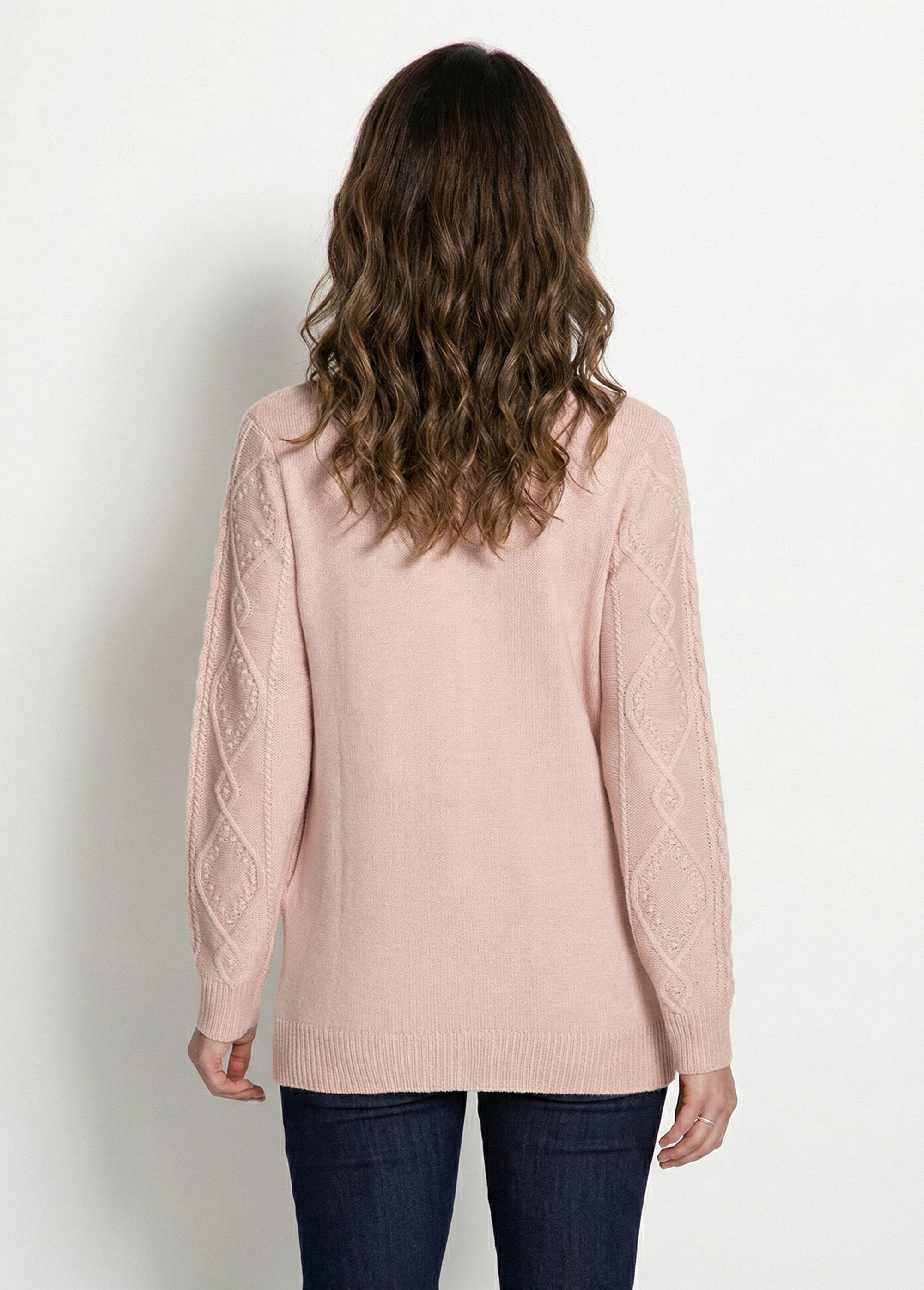 Warm_zipped_cardigan_with_cable_high_collar_Pink_DO1_slim