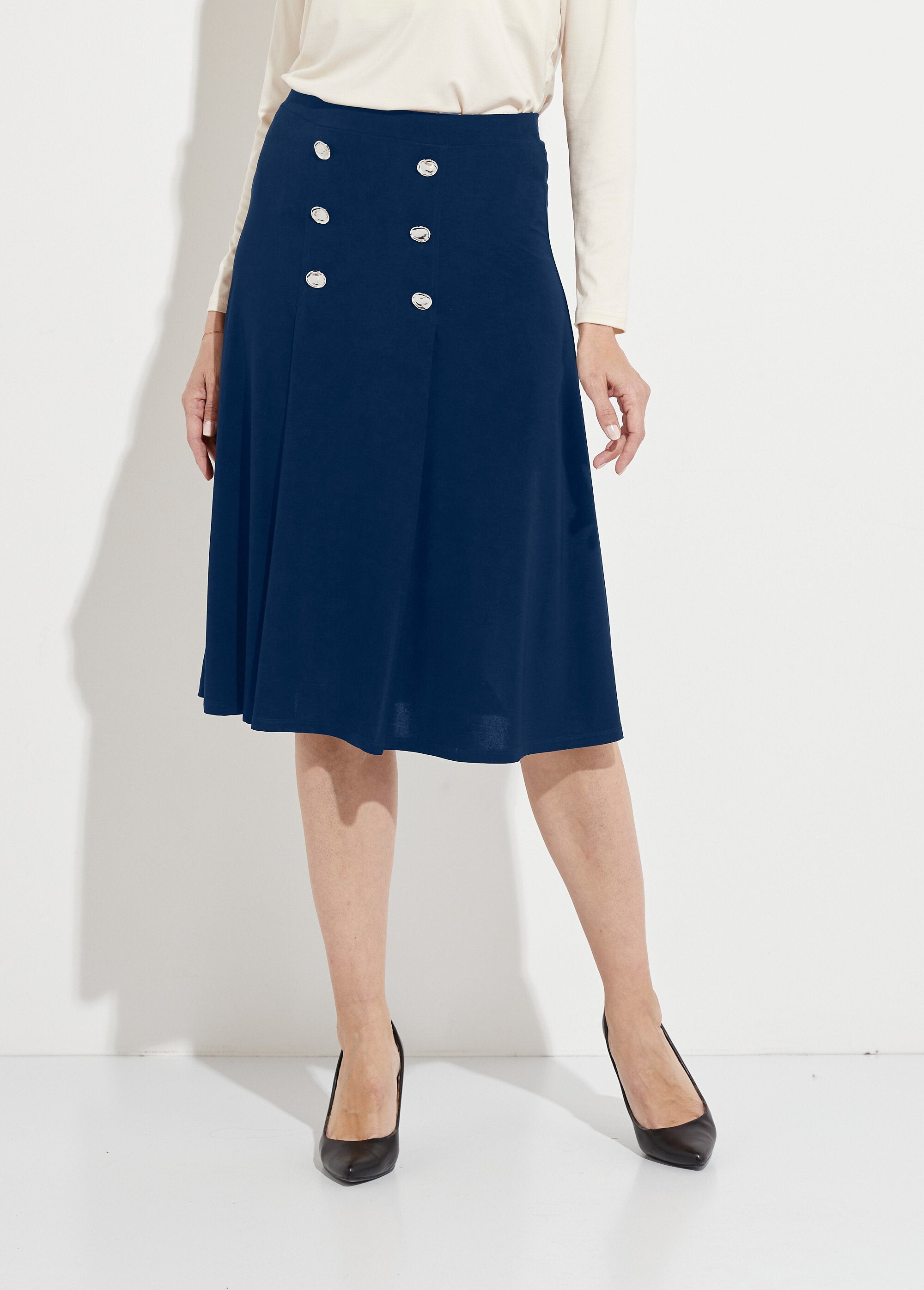 Mid-length_plain_knit_flared_skirt_with_bridge_Marine_FA1_slim