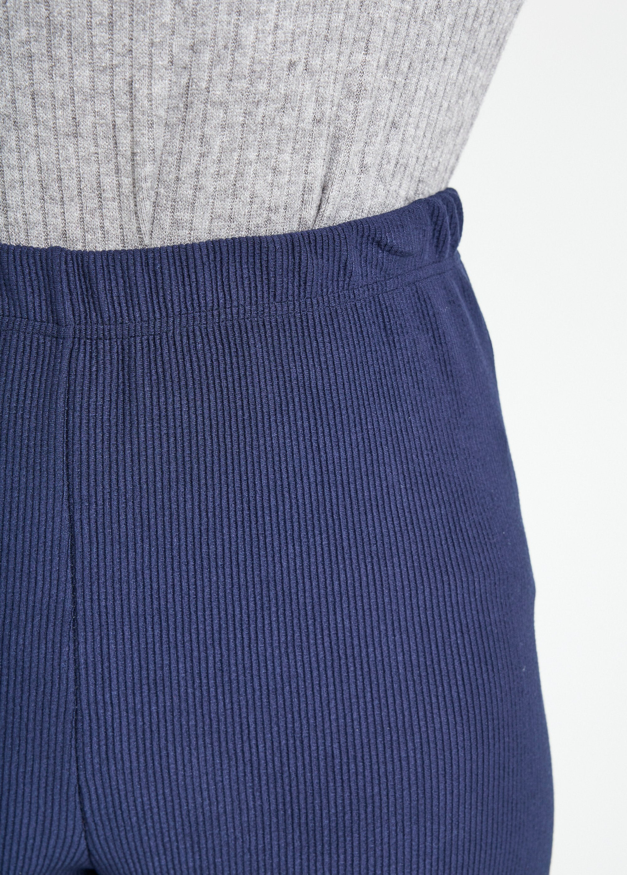 Legging_côtelé_taille_élastiquée_Marine_DE1_slim