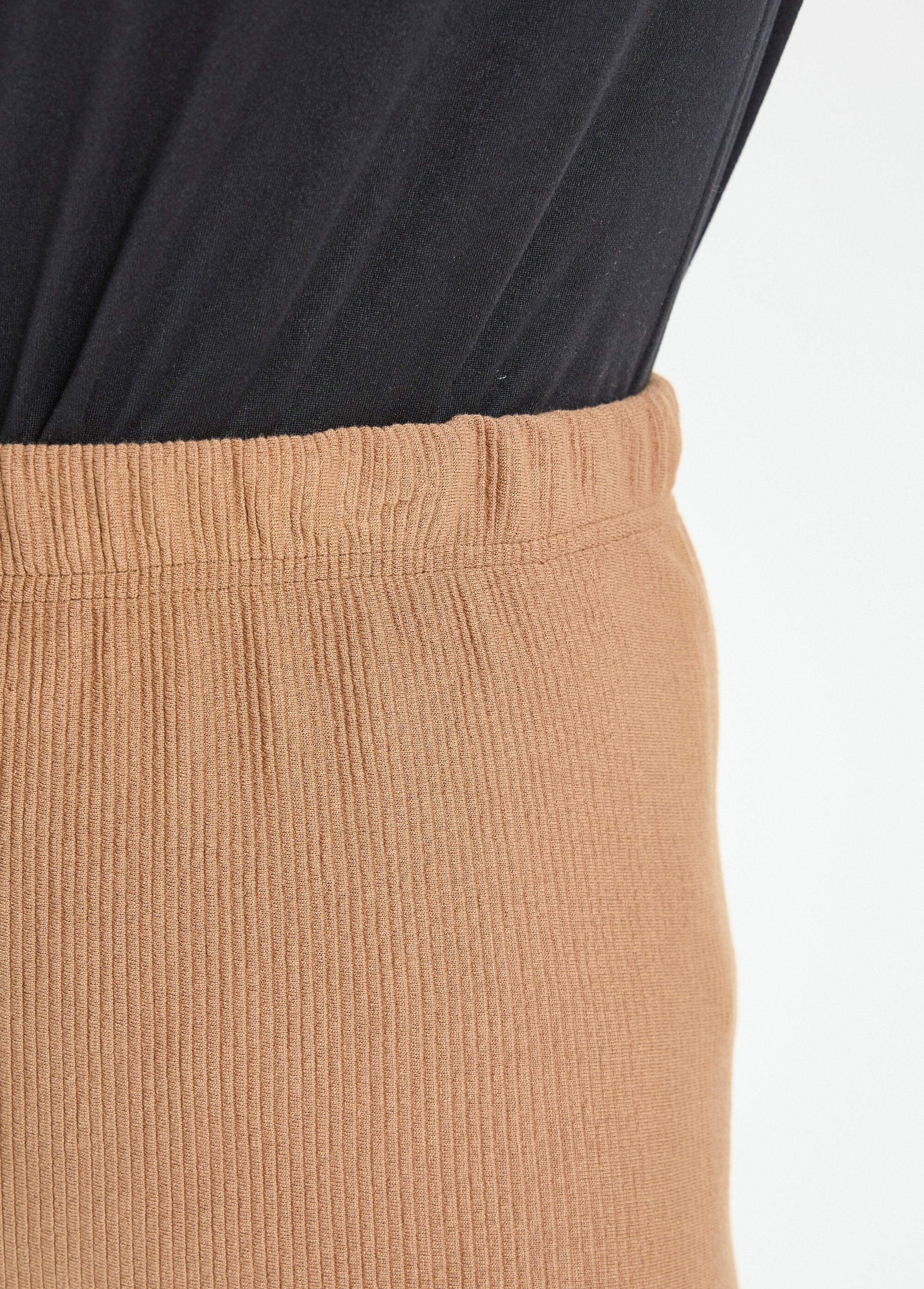 Legging_côtelé_taille_élastiquée_Camel_DE1_slim
