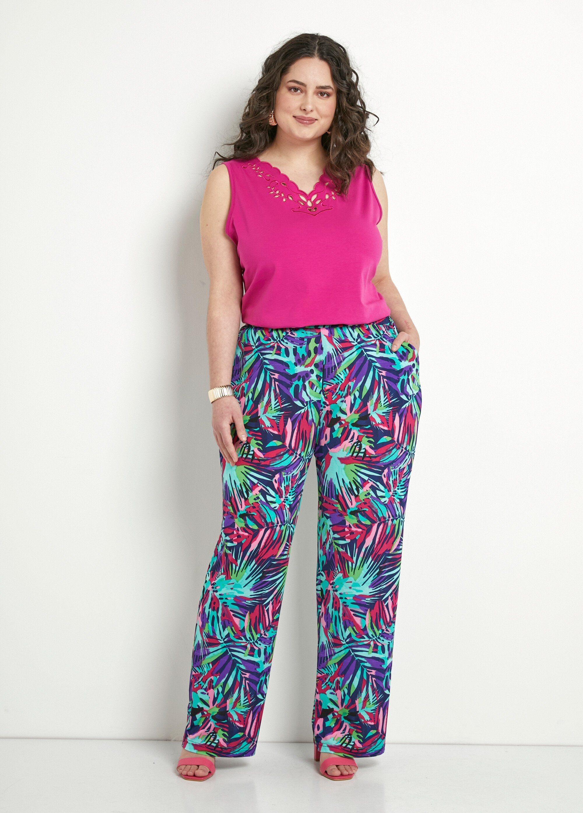 Loose_printed_elasticated_waist_pants_Multicolor_SF1_curvy