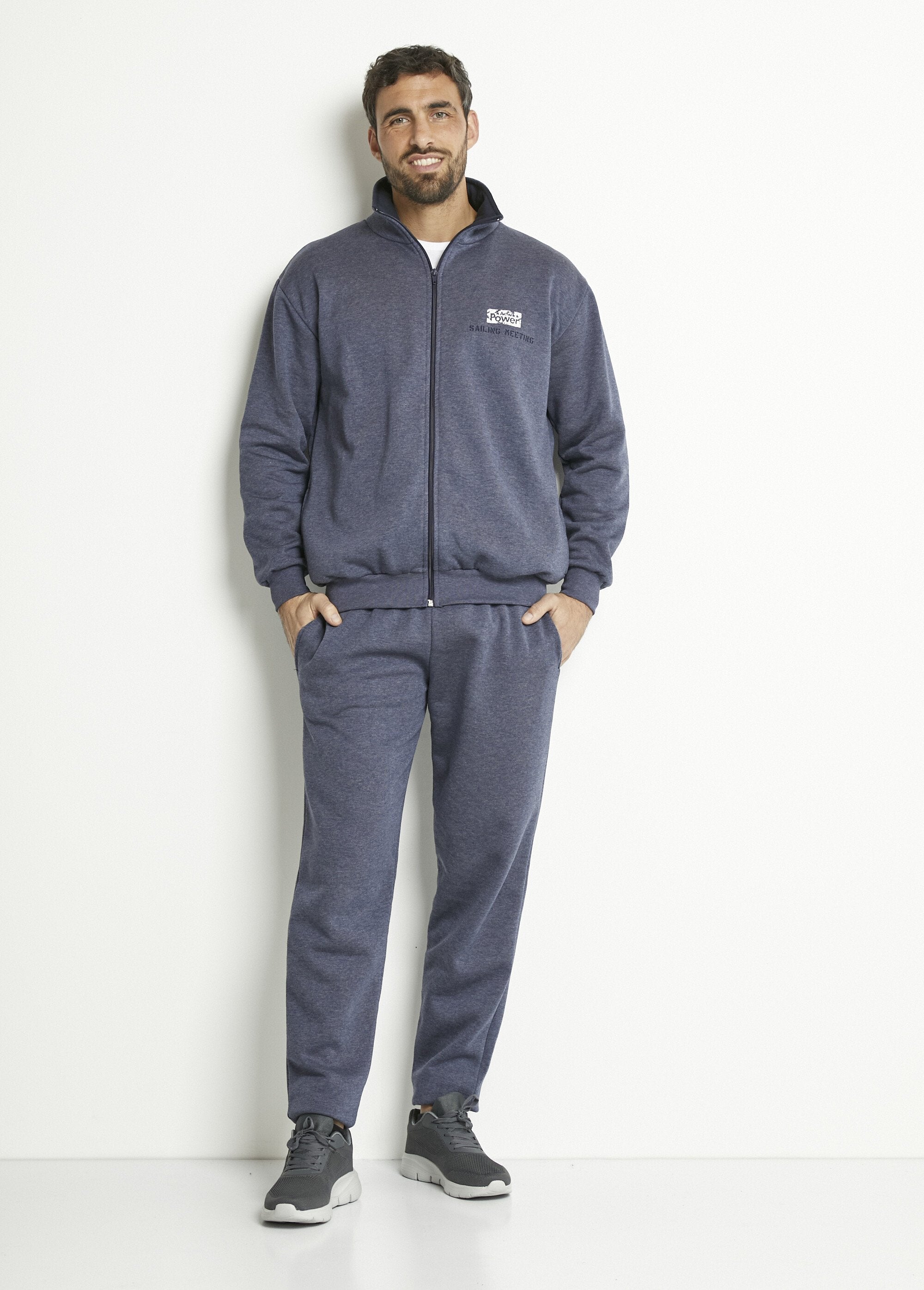 Fleece_jogging_pants_with_elasticated_waistband_Blue_gray_SF1_slim