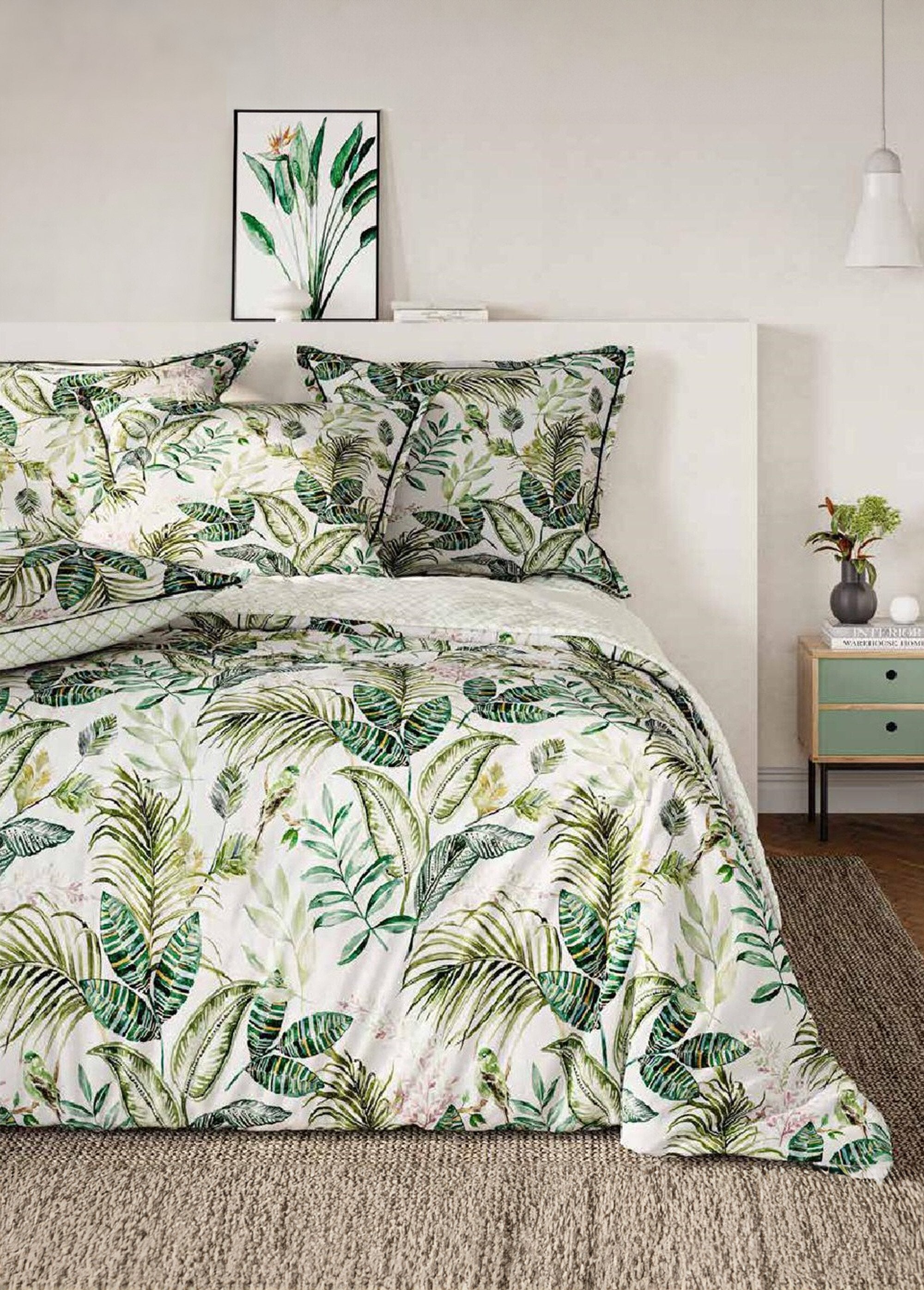 Parure_de_lit_3_pièces_avec_housse_de_couette,_calathea_Imprime_blanc_FA1_slim