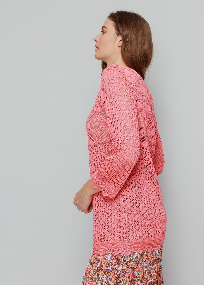Openwork_crochet_effect_knit_sweater_Fuchsia_DR1_slim