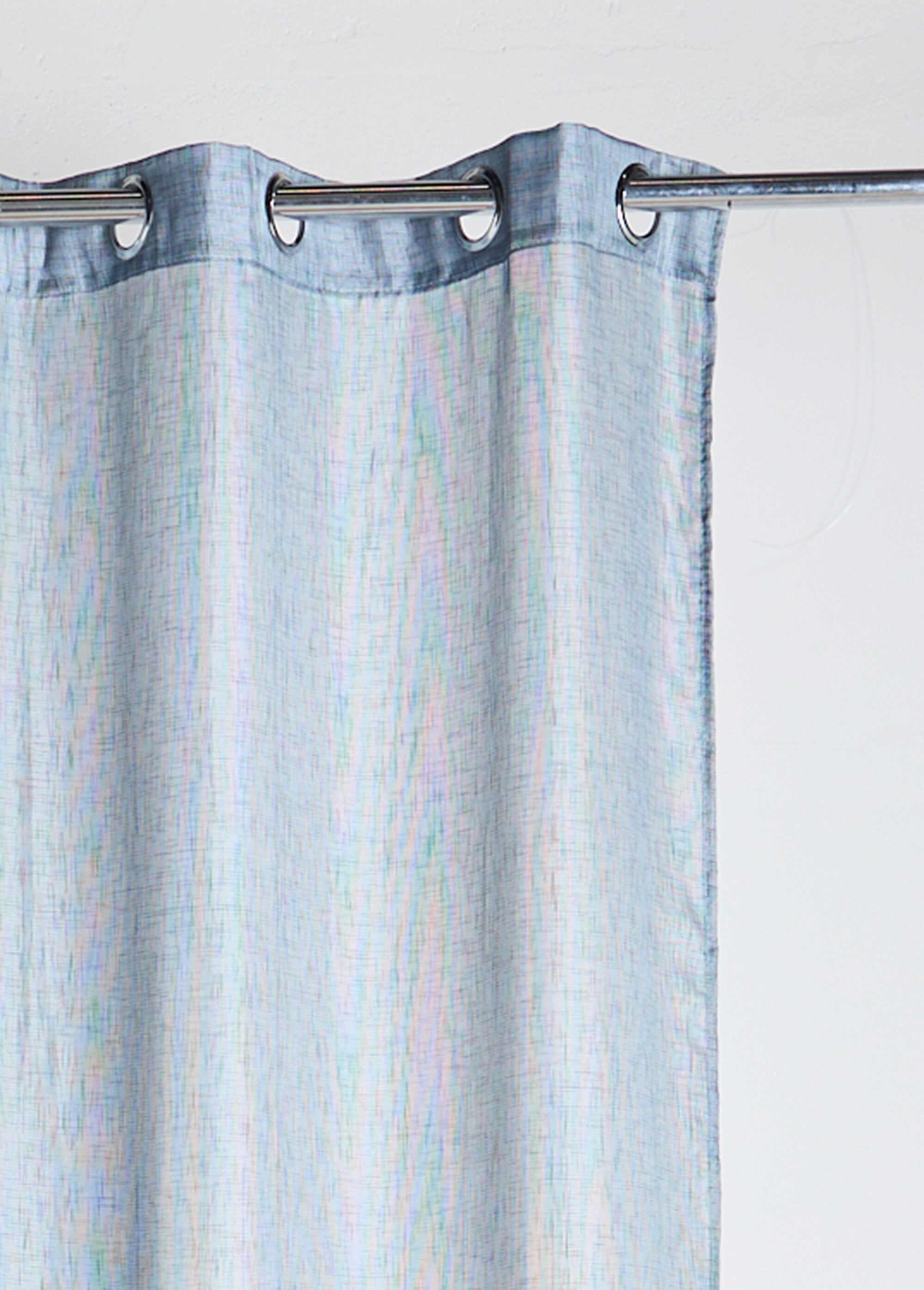 Single-panel_curtain_with_eyelets,_mottled_weave_Blue_gray_DE1_slim
