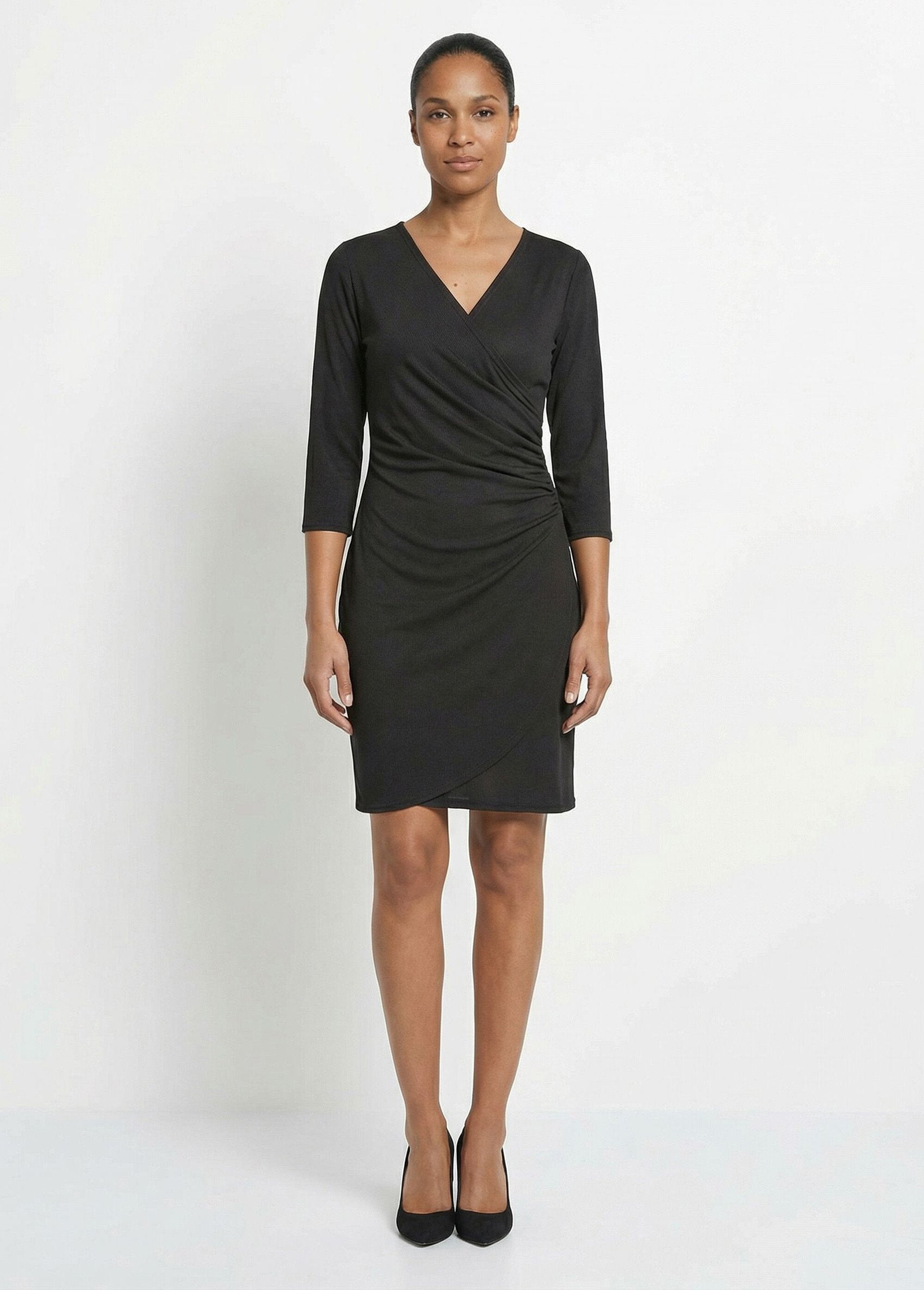 Essential_ribbed_jersey_wrap_dress_Black_FA1_slim