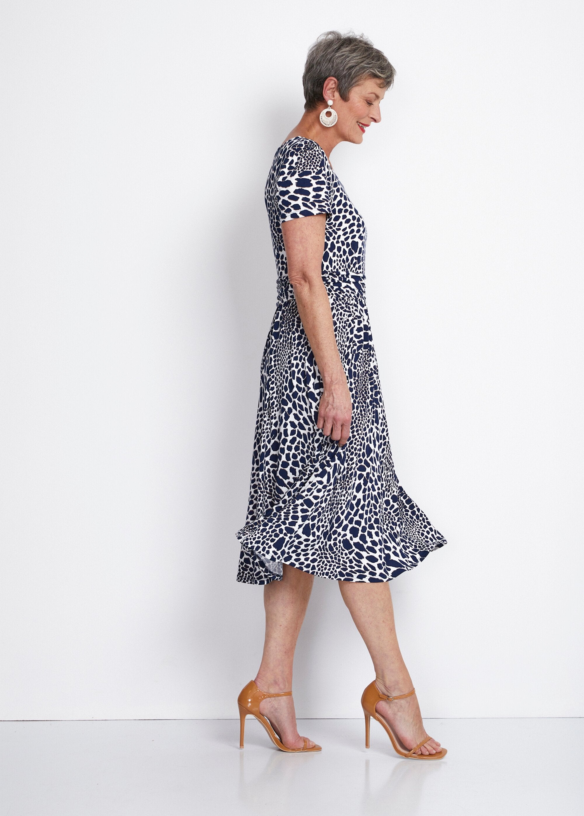 Short_flared_draped_printed_dress_Ecru_and_navy_DR1_slim