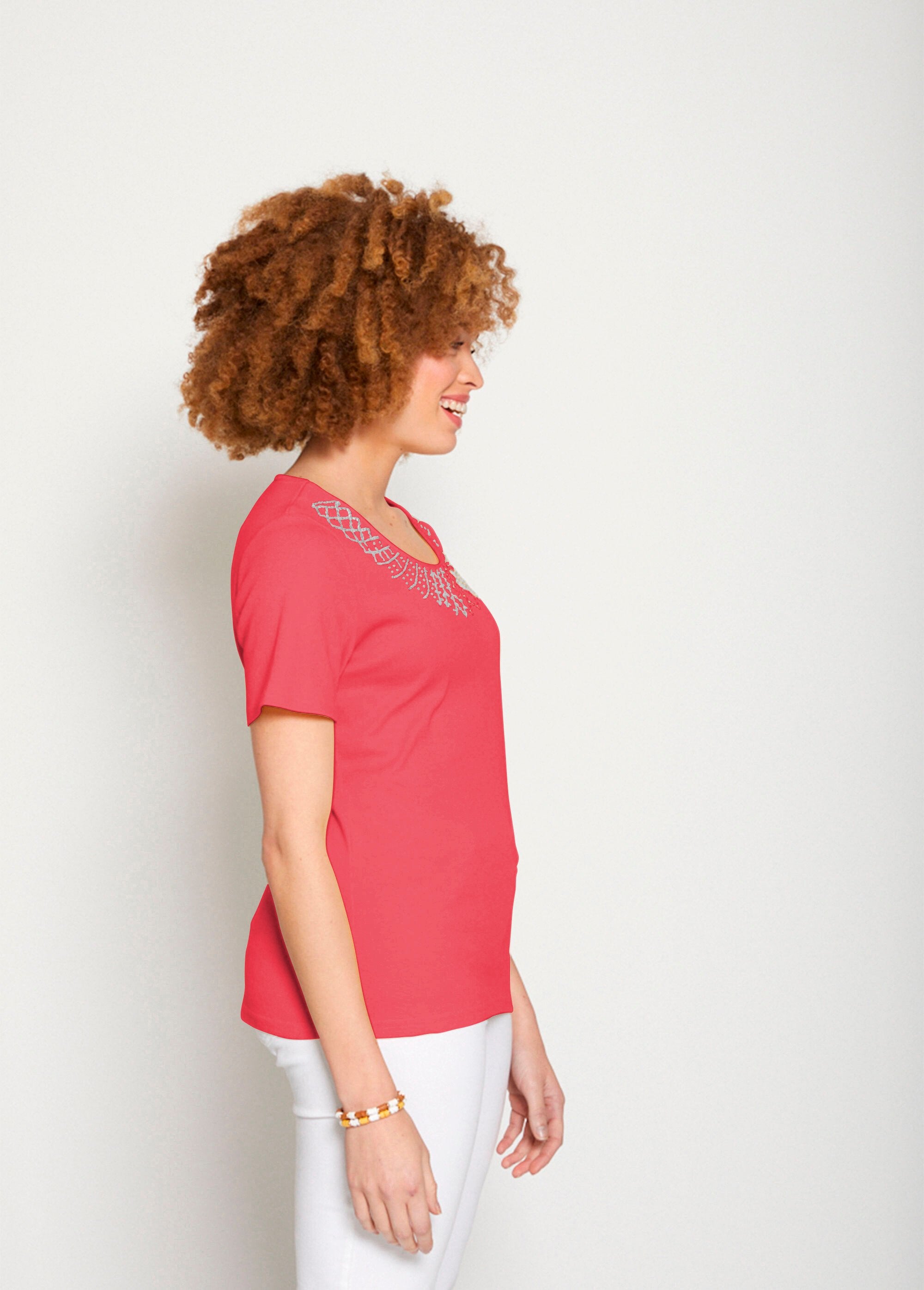 Fancy_studded_cotton_jersey_T-shirt_Coral_DR1_slim