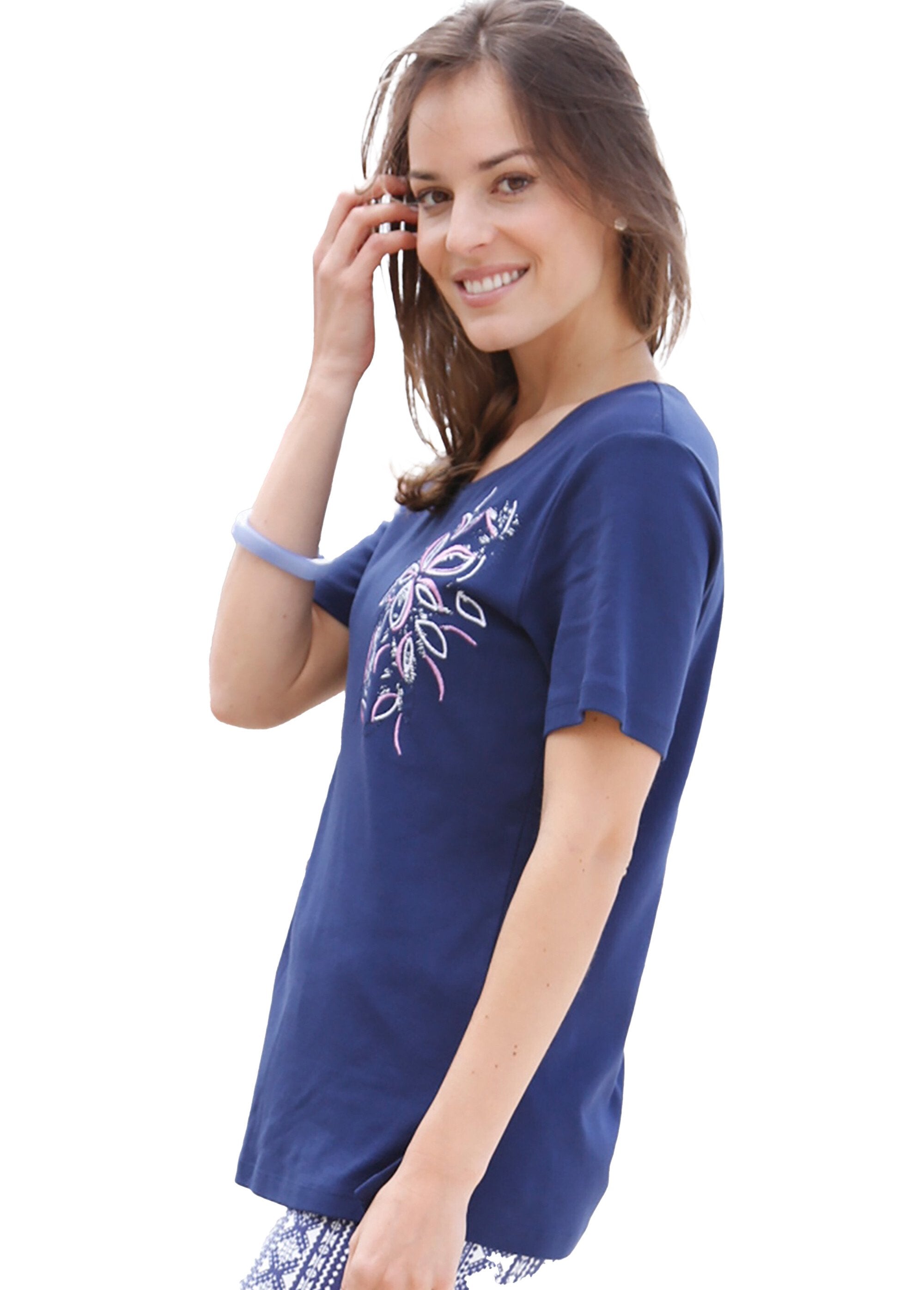 Long_t-shirt_with_placed_flower_embroidery_Marine_FA1_slim