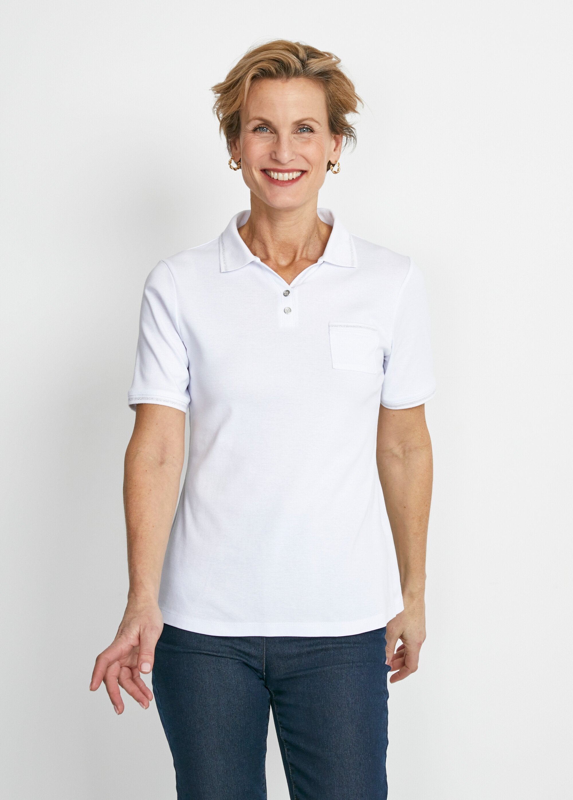 Tee-shirt_col_polo_court_maille_Blanc_FA1_slim