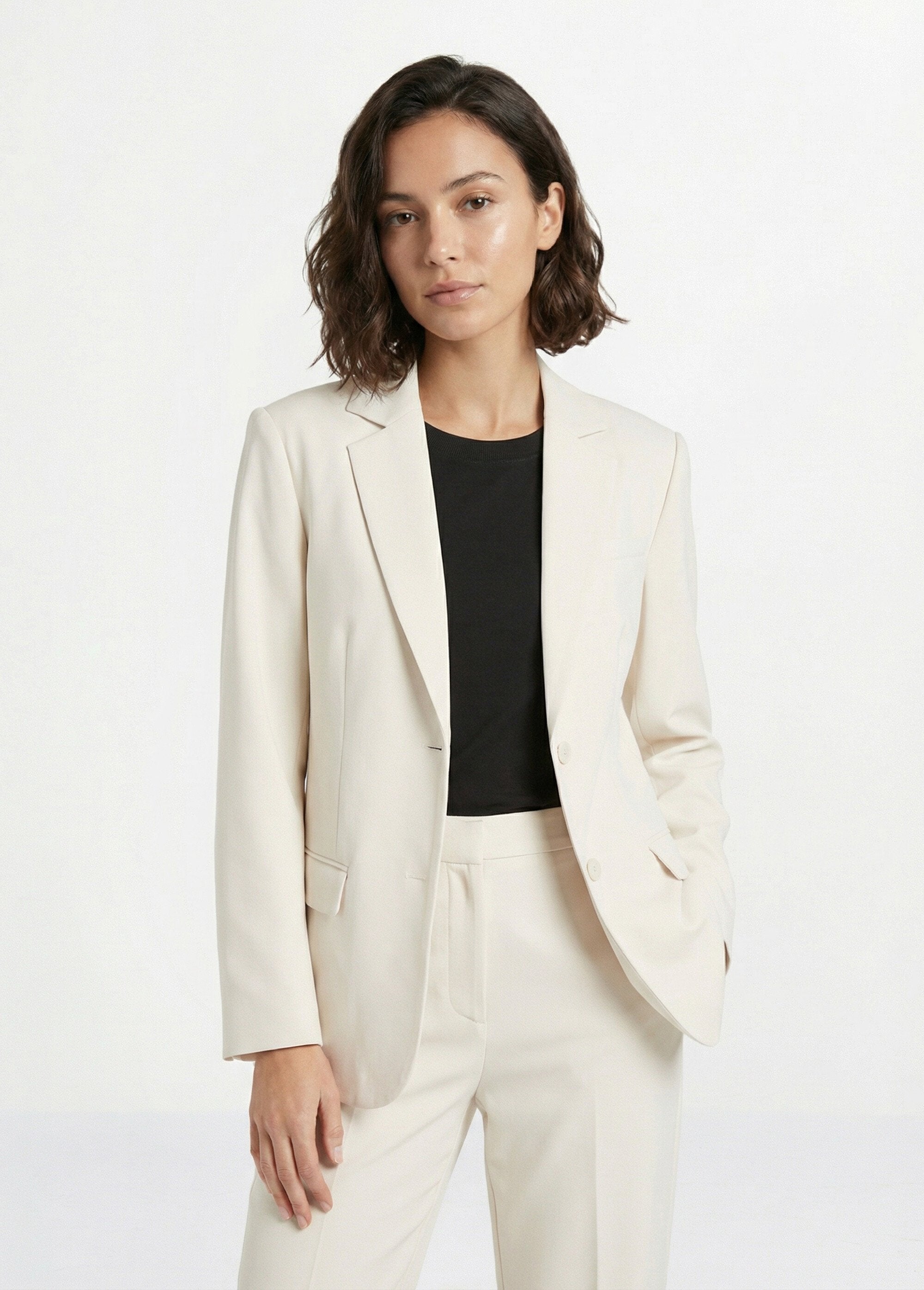 Straight_cut_plain_knit_blazer_jacket_Beige_FA1_slim