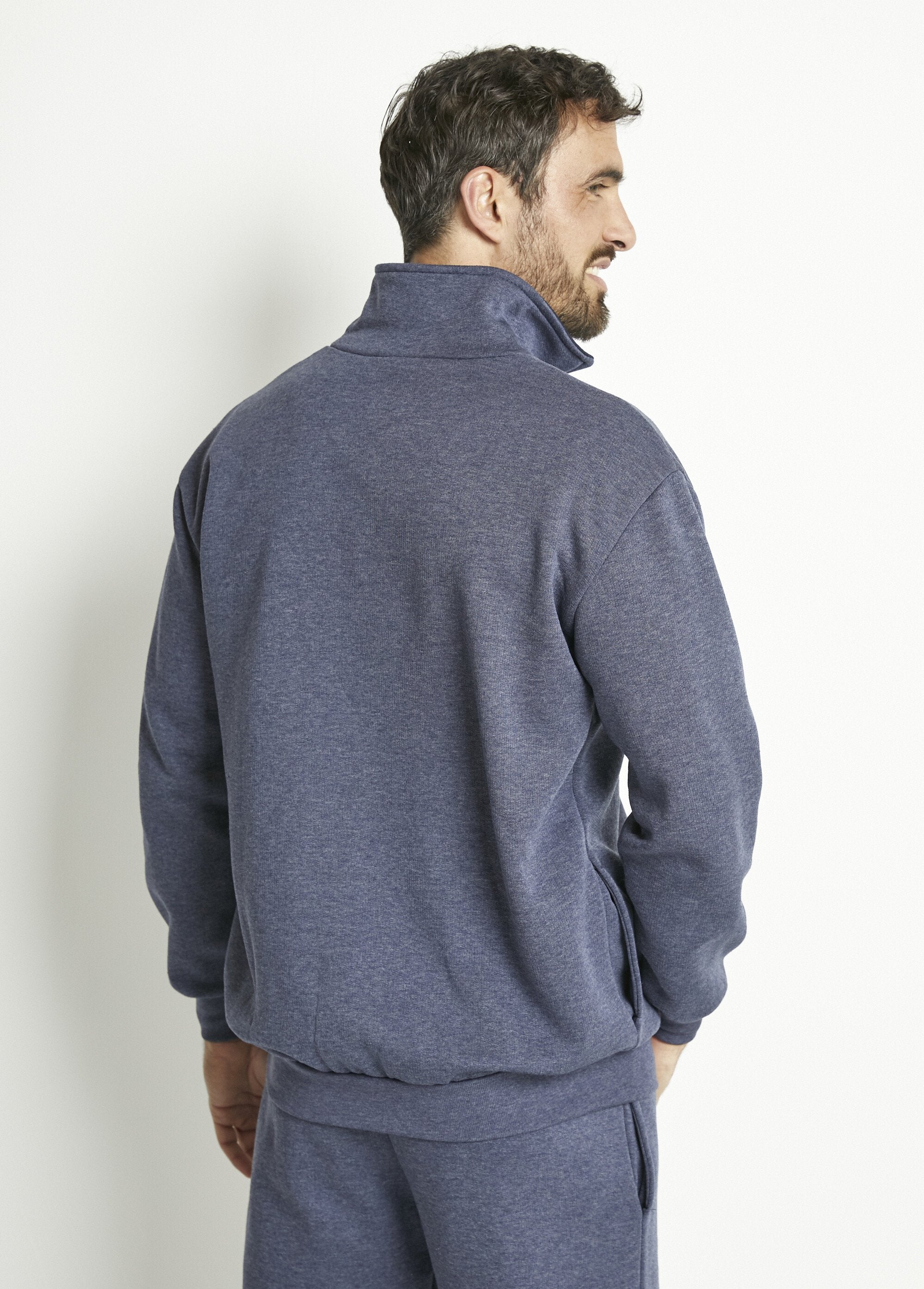 Cotton_stand-up_collar_zipped_fleece_jacket_Blue_gray_DO1_slim